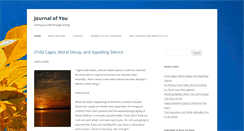 Desktop Screenshot of journalofyou.com